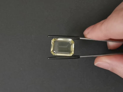 Yellow Citrine Rectangle - 17.8mm by 13mm - 11.8 ct